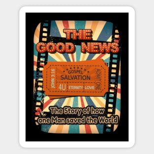 The Good News Gospel Design Magnet